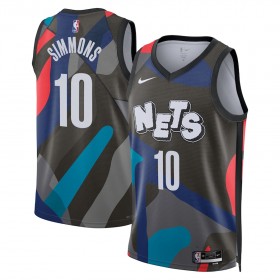 NBA Brooklyn Nets Trikot Ben Simmons Nike 2023-24 City Edition Schwarz Swingman - Herren
